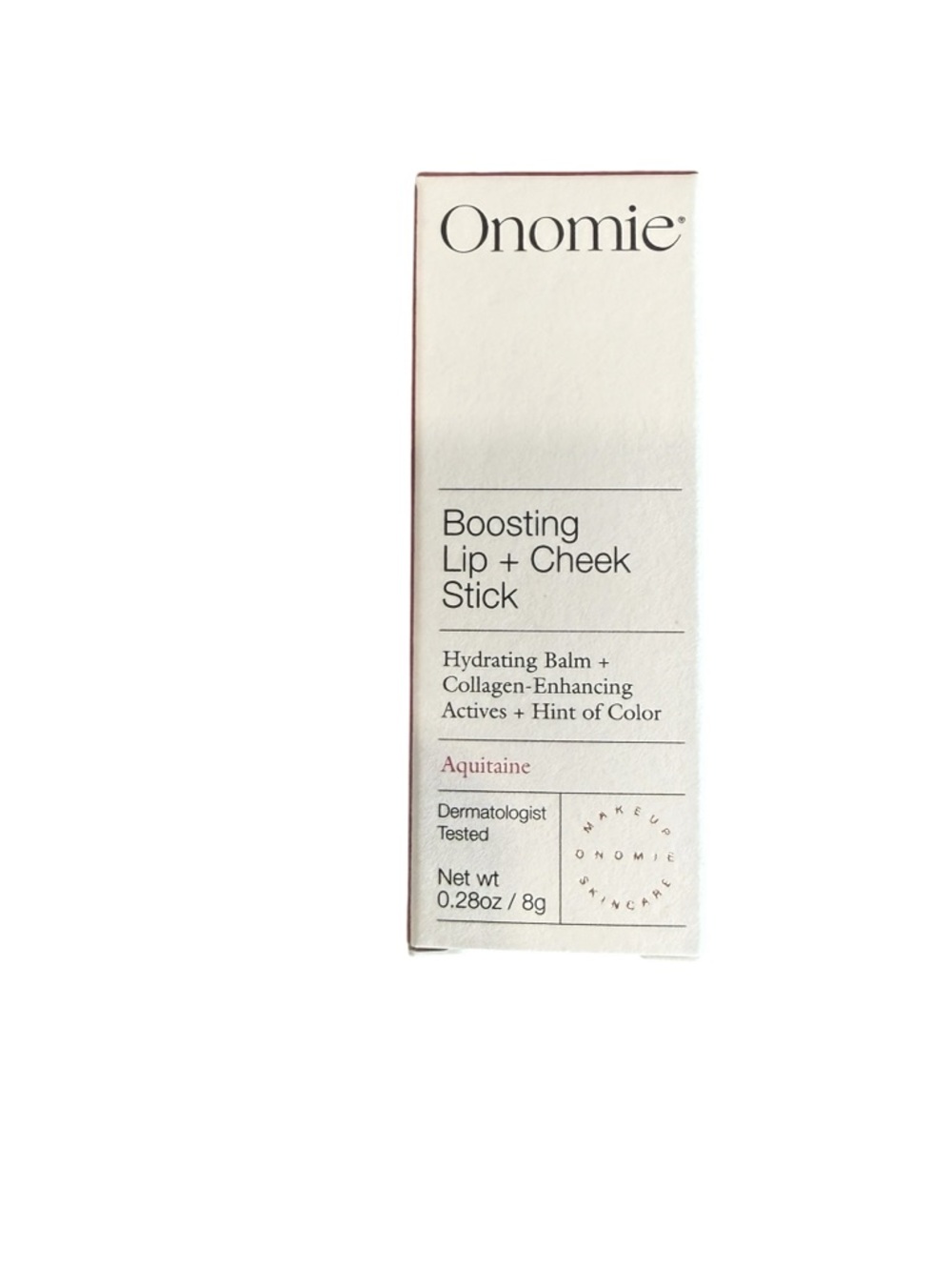 Onomie Boosting Lip + Cheek Stick in Aquitaine (Neutral Pink)